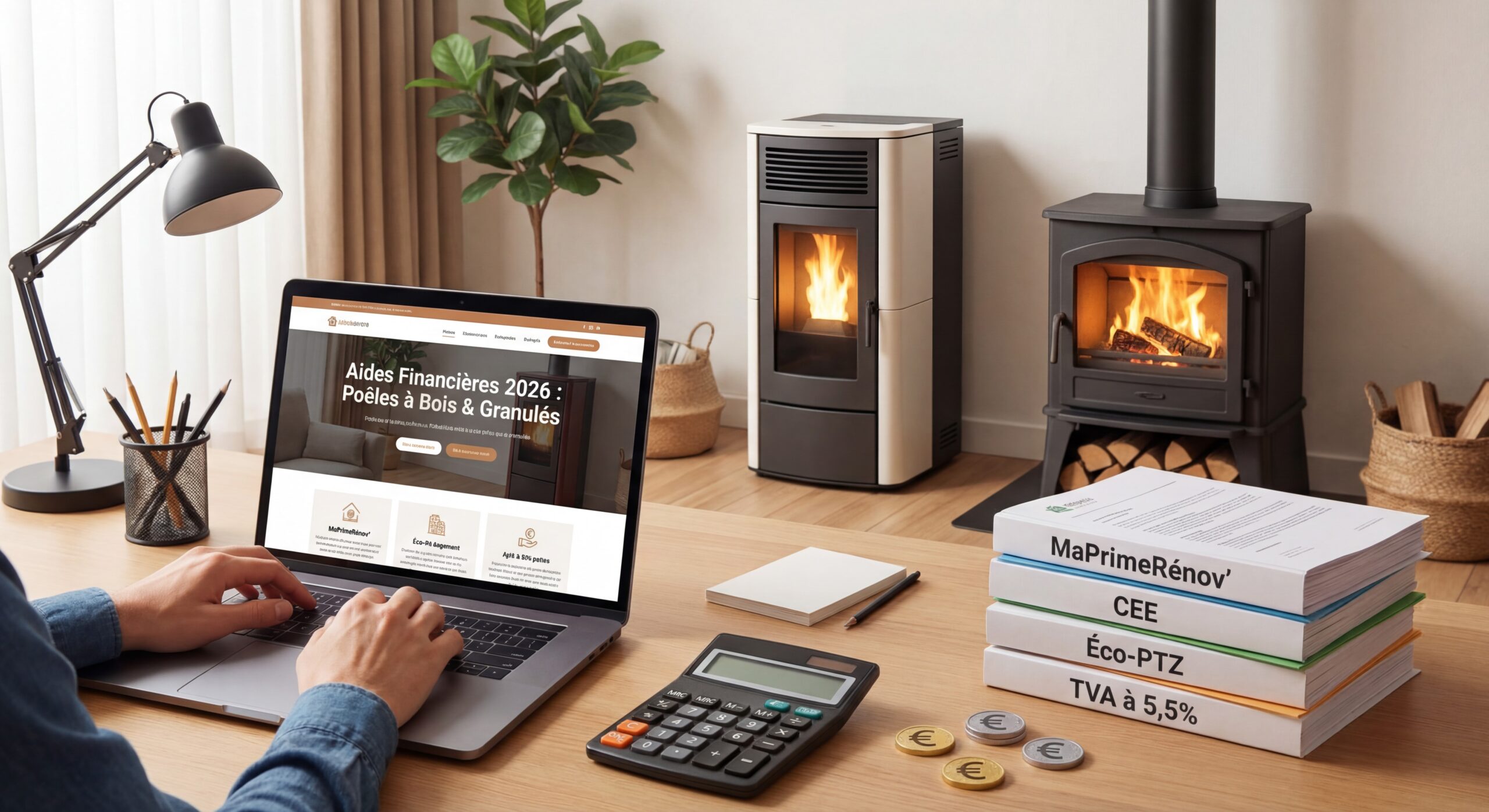 quelle aide financière pour l'installation d'un poele bois ou granulés en 2026